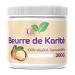 Beurre de Karit Pur 200G - Organic Non Raffin - Creme corps - SheaButter - Soin pour le corps - Doux et Naturel pour Peau et Cheveux Creme Hydratante - Baume R parateur