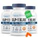 GLP-1 XLR8 Supplement for Weight Loss, Digestion, Constipation, Bloating Relief with Akkermansia 2.6 Billion AFU Live Prebiotic Probiotic Postbiotic Gut Health + Berberine for Women Men 180 Capsules