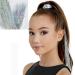 47 Shining Silver Holographic Hair Tinsel - Heat-Resistant Silk Extensions | Easy Apply Hair Accessories for Girls & Parties (400 Strands) - Buy Online on GoSupps.com