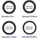 SIOTI 100mm Square Z Series Metal Adapter Ring - 62-77mm - Modular Filter Holder - Buy Online on GoSupps.com