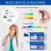 Kaeoisfu Oversized Square Reading Glasses for Men & Women - Fashionable Blue Light Filtering Metal Glasses - Large Gold Frames 1.0 Diopters - Buy Online on GoSupps.com