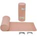  PACK OF 2 PODOCURE Premium Elastic Bandage Wrap Roll - 4 Inch x 5 yd Beige 2 Packs with Clips - Durable Compression Bandage - for Ankle Support Arm Leg or Chest Injury - Buy Online on GoSupps.com