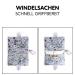 Hauck Diaper Bag with Change Pad Floral Gray Baby Changing Organizer & Stroller Accessory | Wipeable & Portable - Buy Online on GoSupps.com