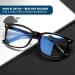 DEVOGUE Blue Light Glasses for Women & Men - Anti-UV Rays Computer & Gaming Glasses - Clear-Bean Flower Design - Shop Worldwide - Buy Online on GoSupps.com
