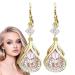 Lymphatic earrings crystal earrings |Weight loss earrings strengthening body lymph flow slimming magnetic grenade earrings for women girls teenagers mothers gift anulely b