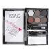 FOMIYES Matte Eyeshadow 6 Colors Blendable Warm Eye Shadows Makeup Kit Make Up Set Nude Smoky (A