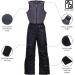 Arctic Quest Insulated Water-Resistant Kids Ski Bib Pants - Black Spacedye - Size 14-16 - Buy Online on GoSupps.com