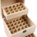 Nenchengli 3-Layer Wood Essential Oil Box - 59 Grid Organizer Storage - Premium Essential Oil Packaging - Buy Online on GoSupps.com