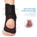 Adjustable Ankle Compression Support Sleeve | Foot Sleeve for Injury Recovery & Swelling Relief - Right Foot - Buy Online on GoSupps.com