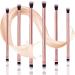 6 Pcs Eyeshadow Smudge Brush 2-in-1 Eyeshadow Brush 2 Double Ended Make Up Brush Concealer Brush Under Eye Small Soft Firm Pointed Foundation Makeup Applicator for Blending Eye Shadow Liner