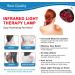 Wolezek Red Light Therapy Lamp 660nm Red & 850nm Near Infrared Combo Bulb for Skin Care & Pain Relief - Buy Online on GoSupps.com