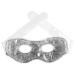 Tuxxjzm Gel eye cover cold compress for eyes hotcold compress eye cover reusable gel spa eye covers with beads gel eye cover for Silver