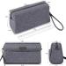 Homecube Pencil Case Cosmetic Bag Student Stationery Pouch Bag Office Storage Organizer for Girl Boy Women Men - Dark Gray - Buy Online on GoSupps.com