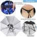 Qukipet Umbrella Hat  25 inch Fishing Umbrella Cap for Adults and Kids  Hands Free Umbrella Elastic Folding Compact UV&Rain Protection Headwear for Fishing Golf Gardening Outdoor Blue - Buy Online on GoSupps.com