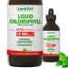 Liquid Chlorophyll Drops  Mint Flavored  Extra Strength  Cold Extracted from Wild Non-GMO Alfalfa  Detox Alkaline  Natural Body Deodorant  Antioxidant  3.38 fl oz
