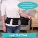 Fanwer Mastectomy Drain Holder - 4 Pouches, Shower Bag Included - Ideal for Mastectomy Recovery & Post-Surgery Drainage - Adjustable, Handy Design - Perfect for Breast Procedures & Tummy Tucks - Black - Buy Online on GoSupps.com