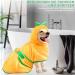 Buy Bibykivn Microfiber Pumpkin Dog Bathrobe Coat - Adjustable Super Absorbent for All Dog Sizes - Yellow - Buy Online on GoSupps.com