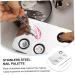 3pcs Nail Art Palette Set - Manicure Tools with Spatula | Metal Nail Polish Trays for Professional Nail Painting - Buy Online on GoSupps.com