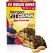 FITCRUNCH High Protein Bars, Value Pack, Snack Size Protein Bars, Gluten Free, Chocolate Peanut Butter, 24 ct.