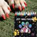 Dog Nail Polish | 12 Colors of Dog Nail Polish Quick-Drying Pens | Waterproof Fade-Resistant Pet-Friendly Formula Grooming Supplies for Small Animals - Buy Online on GoSupps.com