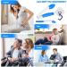 Jhua Foldable Toilet Aid for Wiping - Long Reach Comfort Wipe with Bottom Grips and Hook - Self Wipe Assist Tool in Blue - Buy Online on GoSupps.com