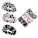Cow Print Spa Headbands 3 PACK for Women Skincare Headbands Face Wash Hairbands Yoga Hair Band Animal Print Spa 3 PACK