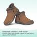 Orthofeet Siena Women's Orthopedic Boots - Plantar Fasciitis Relief, Arch Support Slippers, Brown, Sizes 7 M US - Buy Online on GoSupps.com