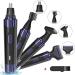 Buy 4-in-1 Ear & Nose Hair Trimmer - USB Rechargeable Waterproof Stainless Steel for Men & Women - Buy Online on GoSupps.com