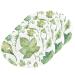 3-Pack Cleaning Kitchen Sponges Oval Tropical Leaves Watercolor Kitchen Cellulose Dishwashing Wood Pulp Cotton