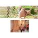 Child Security Net Hemp Rope Cargo Net Outdoor Birds Net Garden Plant Fence Net Kids Rope Ladder Swing Railing Net (3 * 5m(10 * 16ft)) () - Buy Online on GoSupps.com