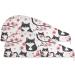 Cherry Blossom Cat Hair Towel 2 Pack | Super Absorbent Quick Dry Hair Turbans for Women & Girls | Best Hair Drying Towels - Buy Online on GoSupps.com