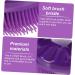 SEWACC 5pcs Silicone Bath Brush Set - Body Cleaning Massager and Shower Tool in Purple - Buy Online on GoSupps.com