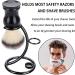 KAIMEilai 2-in-1 Razor Brush Stand | Portable Curved Design Shaving Rack for Men | Essential Facial Care Accessories - Buy Online on GoSupps.com