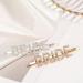 Bridal Hair Clips & Pins - Vintage Rhinestone Letter Accessories for Bride | Wedding Hairpieces for Bachelorette Party - Buy Online on GoSupps.com