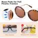 Curious Self-Adhesive Silicone Nose Pads - 20 Pairs Anti-Slip Comfort for Glasses & Sunglasses - Soft White Nose Pads for Reading Glasses - Buy Online on GoSupps.com