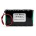 Exell Battery NiCD Back-Up Battery for Security Alarm Systems 7.2V 2000 mAh