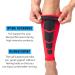 Compression Calf Sleeves for Fitness Sports | Shin Splints Relief, Muscle Cramps | Running, Jogging, Hiking | X-Large Red, 1 Pair with Mesh Laundry Bag - Buy Online on GoSupps.com