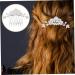 Beaupretty Bride Wedding Hair Comb bangs flower side rhinestone hair bridal side for women crystal rhinestones bridal hair combs for wedding decorate lace aluminum alloy Pearl Hair Comb - Buy Online on GoSupps.com