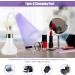 Rose Mini Nail Dryer - Aceshop 18W UV LED Nail Lamp for Gel Polish, Portable and USB Rechargeable, 360 Rotatable Design - Quick Dry Curing Lamp for DIY Manicure at Home or Salon - Buy Online on GoSupps.com