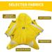 Dog Raincoat Waterproof with Leg Adjustable Dog Rain Jacket with Reflective Strips Harness Hole Lightweight Dogs Waterproof Coat Jacket Dog Rain Poncho for Dogs Puppies (Large) - Buy Online on GoSupps.com