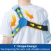 Kids Arm Shoulder Sling with Waist Strap | Immobilizer Brace for Broken Arm Collarbone & Elbow Support - Comfort Version (Left XXS 19-23.5 inch - Buy Online on GoSupps.com