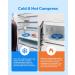 Meto Ice Face Mask - Reduce Puffiness and Dark Circles - Hot Cold Gel Beads Compress for Women - Face Spa Treatment for Pressure Headaches and Skin Care (Blue) - Buy Online on GoSupps.com