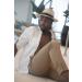 Pineapple&Star Sun Straw Fedora Beach Hat UPF50+ Unisex Beige Small - Buy Online on GoSupps.com