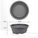 Big Buddy Foldable Travel Bowl for Dogs & Cats - Portable Silicone Dog Water & Food Bowl Set (Gray) - Perfect for Travel - Buy Online on GoSupps.com