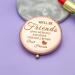 Friendship Gift for Women: Compact Travel Mirror for Besties - Funny Friend Birthday Graduation Present - Ideal for BFFs and Soul Sisters - Buy Online on GoSupps.com