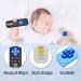 2-Pack Baby Teething Toys for Babies 6-12 Months - BPA Free Silicone Chew Toys for Teething Itchy Relief (White+Blue/Grey+Blue) - Buy Online on GoSupps.com