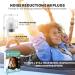 Airplane Ear Plugs [2 Pairs] - Pressure Relief & Noise Reduction for Adults & Kids - Reusable & Super Soft - Hearing Protection - White - Buy Online on GoSupps.com