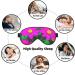 SSIMOO Adjustable Purple Red Flower Sleep Mask | Breathable & Fashionable Eye Mask for Comfortable Sleep - International Shipping - Buy Online on GoSupps.com