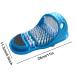 Magic Feet Cleaner - Easy Foot Scrubber & Exfoliating Massager Slipper (Blue) - Buy Online on GoSupps.com
