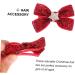 minkissy 4 Pairs Bow Tie Christmas Bowknot Hairpin Toddler Christmas Hat Party Bag Stuffers for Kids Christmas Bow Scrunchies Kids Christmas Bow Baby Bows Santa Hat Fabric Elasticity Bride - Buy Online on GoSupps.com